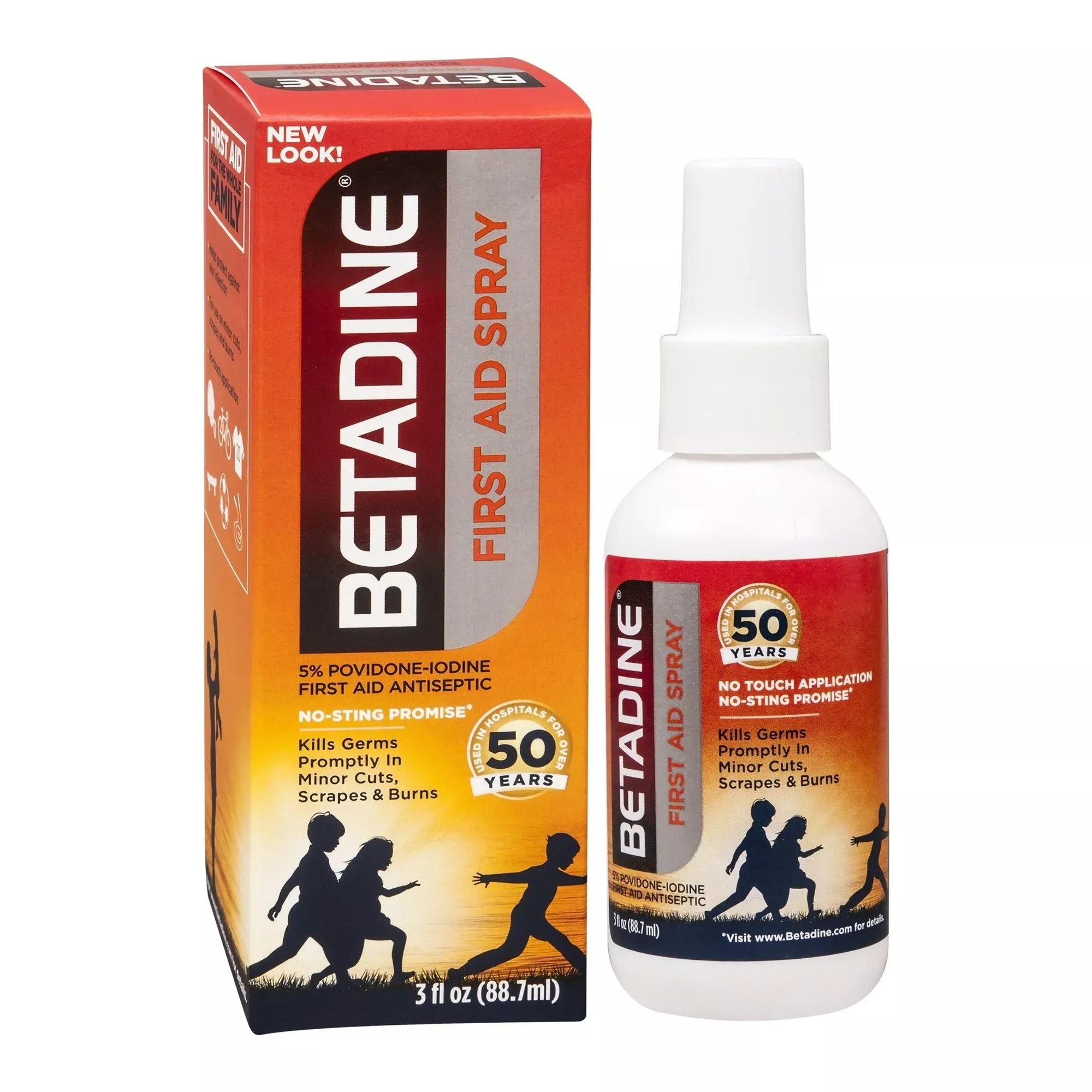 Betadine Antiséptico Povidona Yodada Líquido Tópico 89 ml Frasco Pulverizador - Unidad