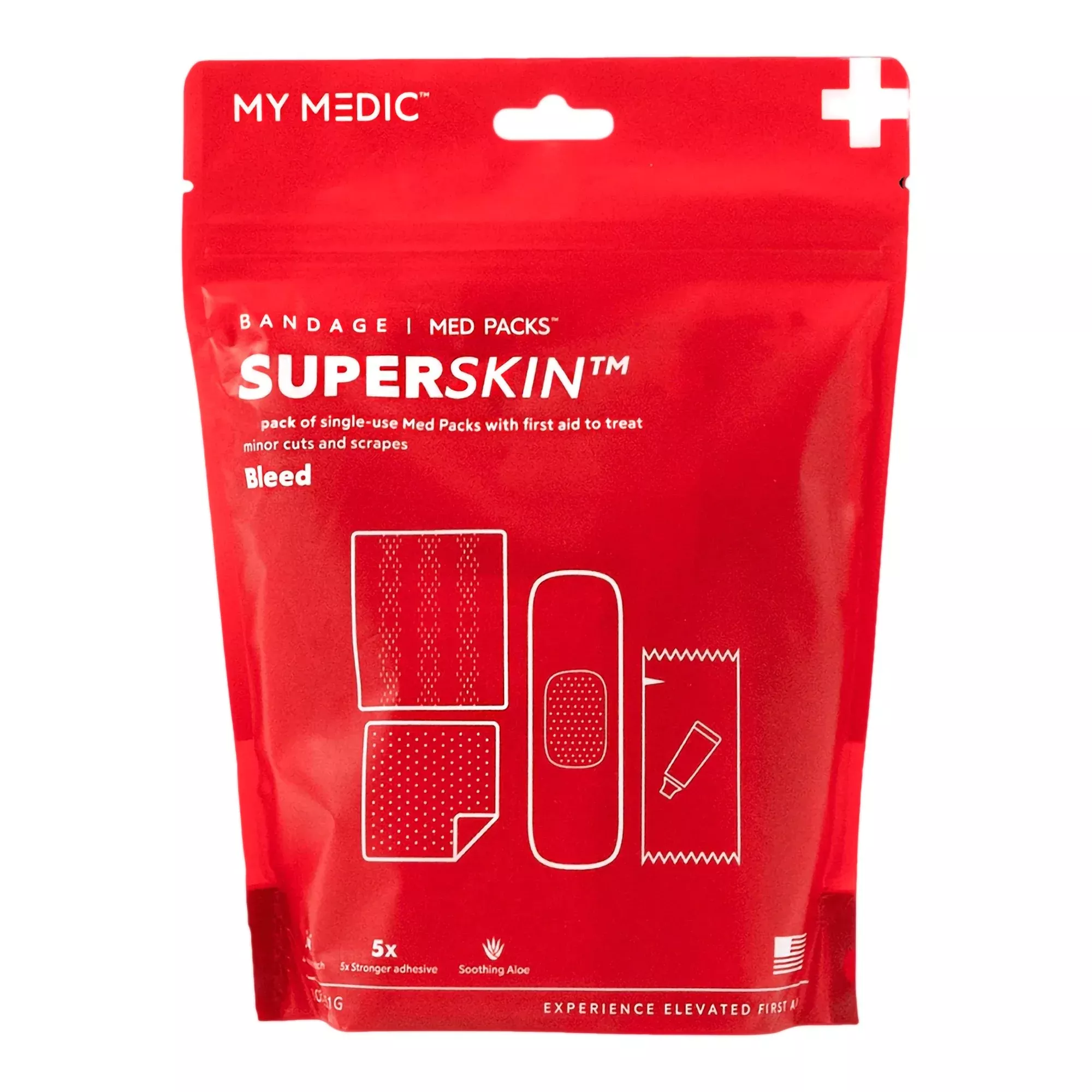 Mi Medic MED PACKS Botiquín de Primeros Auxilios SuperSkin, Bolsa de Plástico - Cada uno