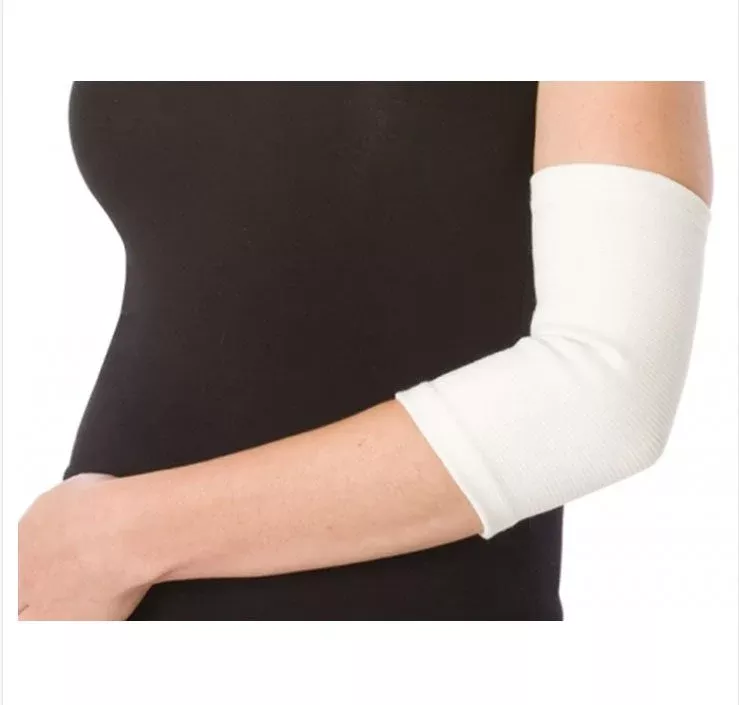 PROCARE Soporte para codo Manga elástica mediana para codo de 9 a 25 cm de circunferencia de antebrazo Blanco - Cada uno