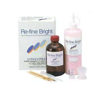 Self-Curing Acrylic Resin RE-FINE BRIGHT by Yamahachi (O-Pink)