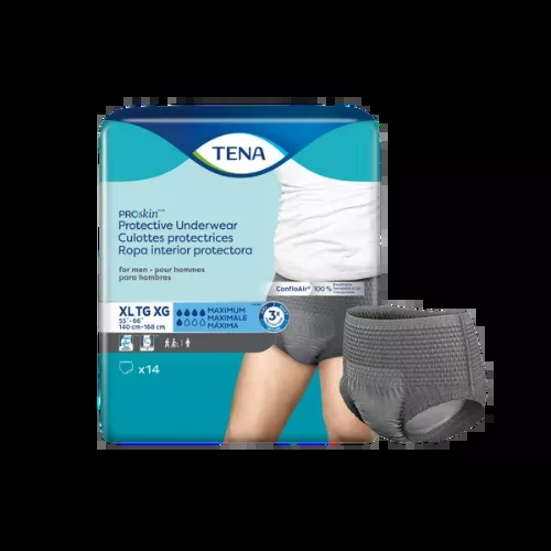 TENA ProSkin™ Protective Incontinence Underwear for Men, Moderate Absorbency, X-Large, 14 Count